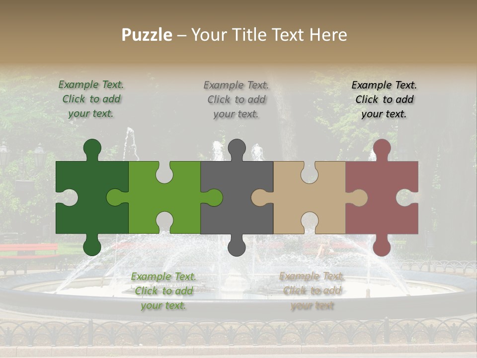 Photoshop Fountain PowerPoint Template