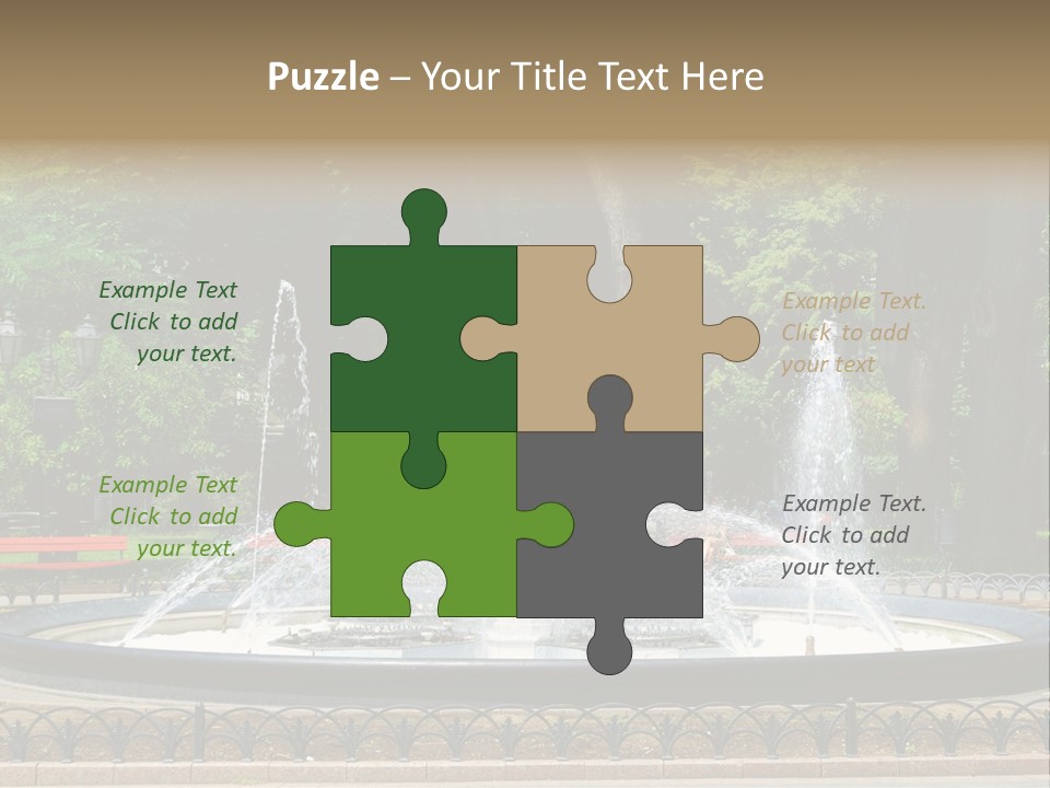 Photoshop Fountain PowerPoint Template