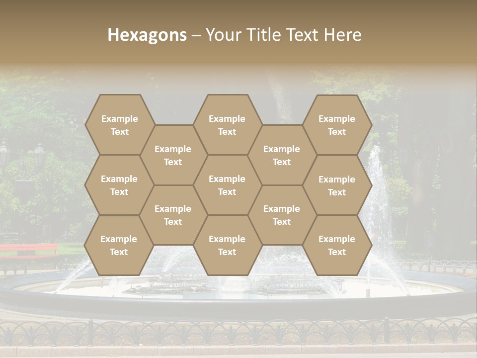 Photoshop Fountain PowerPoint Template