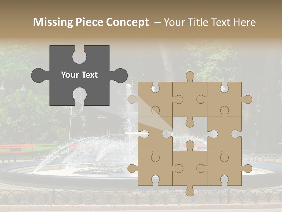 Photoshop Fountain PowerPoint Template