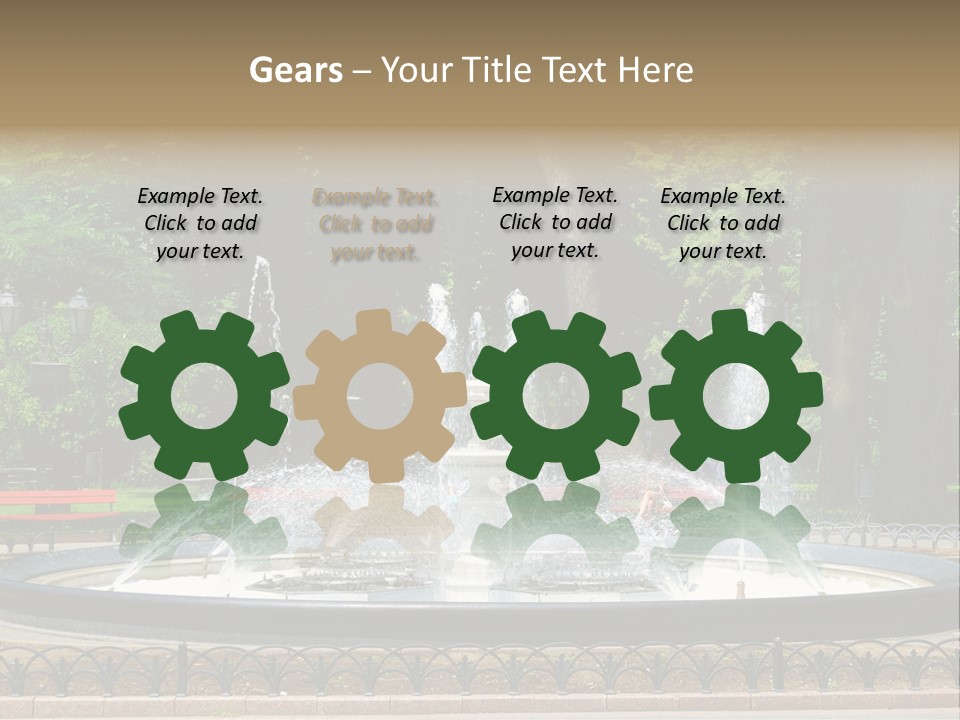 Photoshop Fountain PowerPoint Template