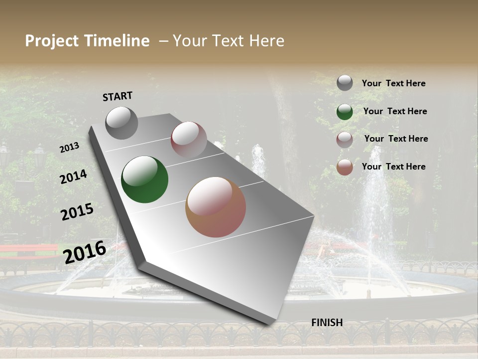 Photoshop Fountain PowerPoint Template