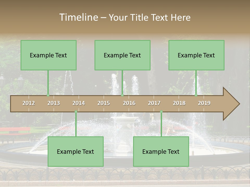 Photoshop Fountain PowerPoint Template