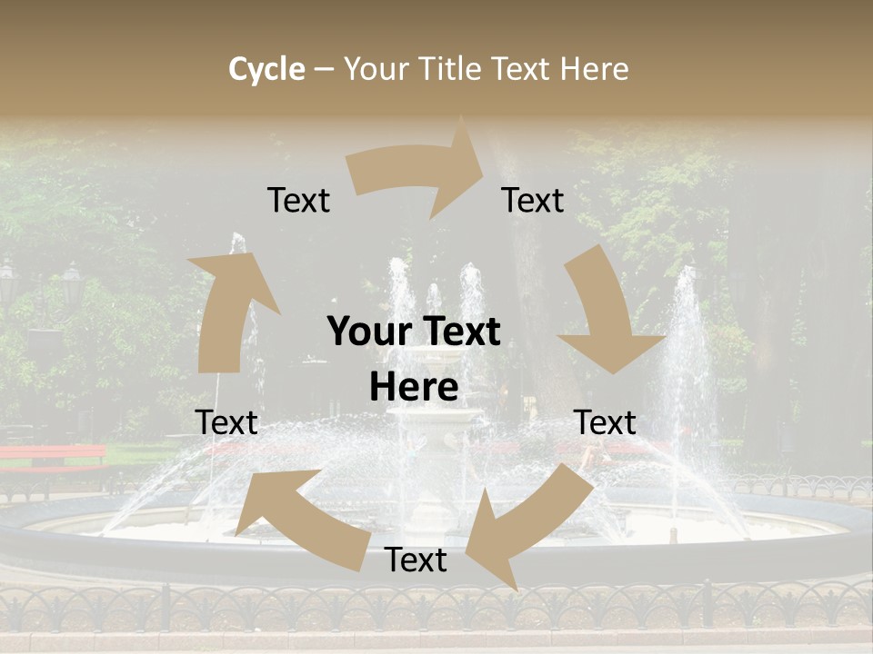 Photoshop Fountain PowerPoint Template