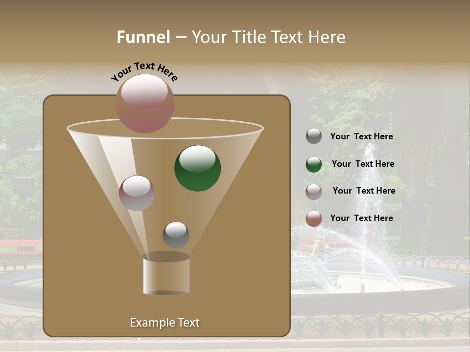 Photoshop Fountain PowerPoint Template
