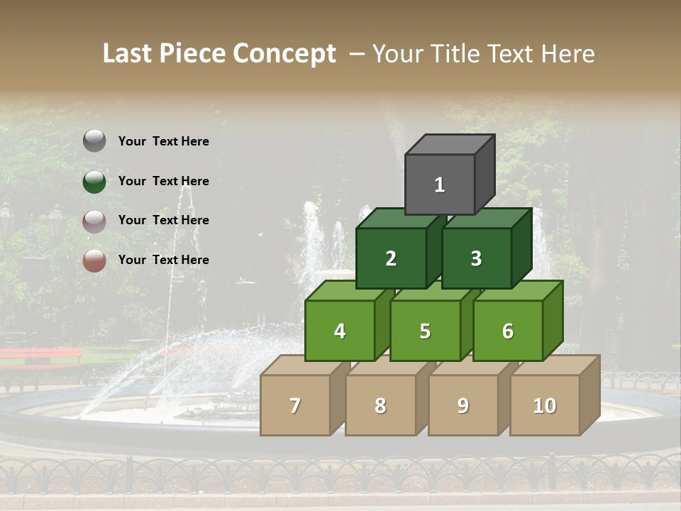 Photoshop Fountain PowerPoint Template