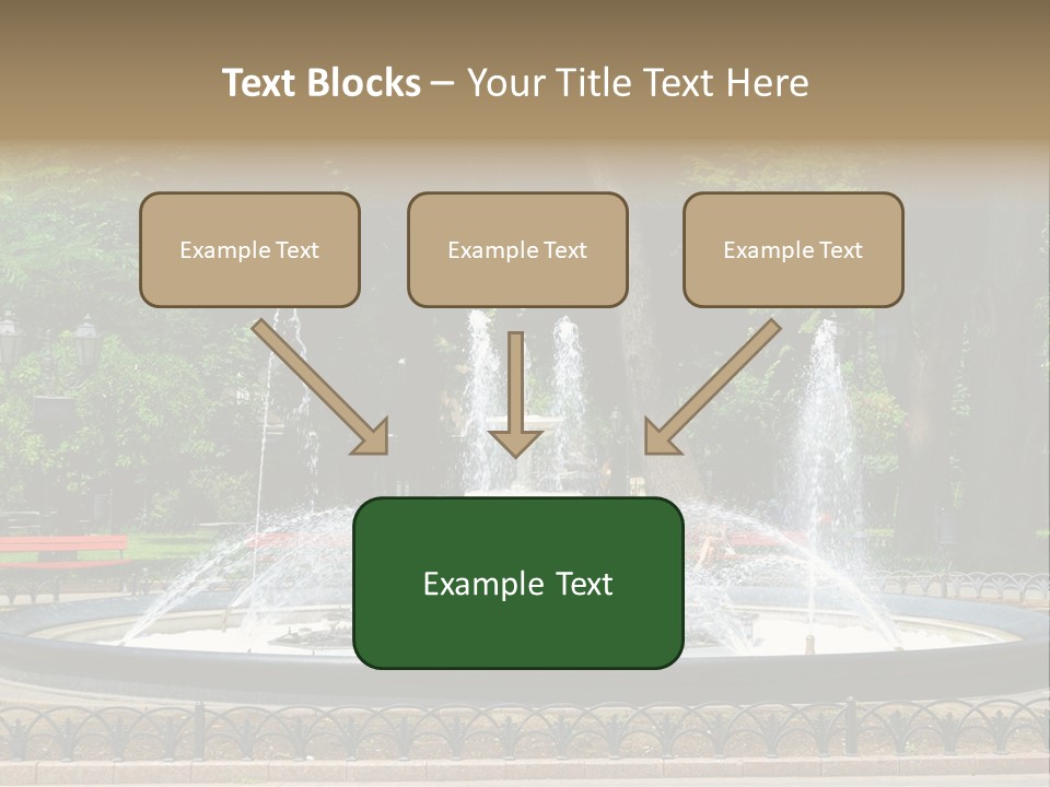 Photoshop Fountain PowerPoint Template