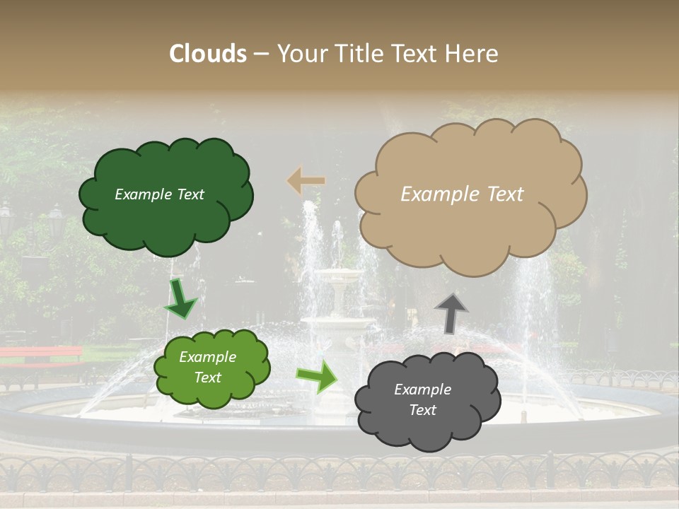 Photoshop Fountain PowerPoint Template