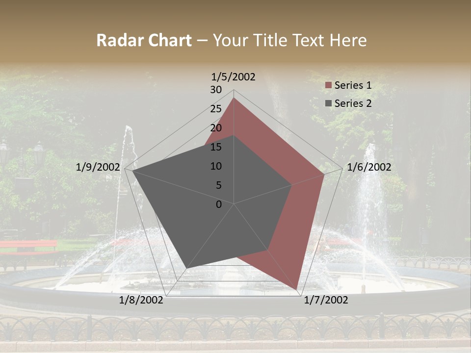 Photoshop Fountain PowerPoint Template