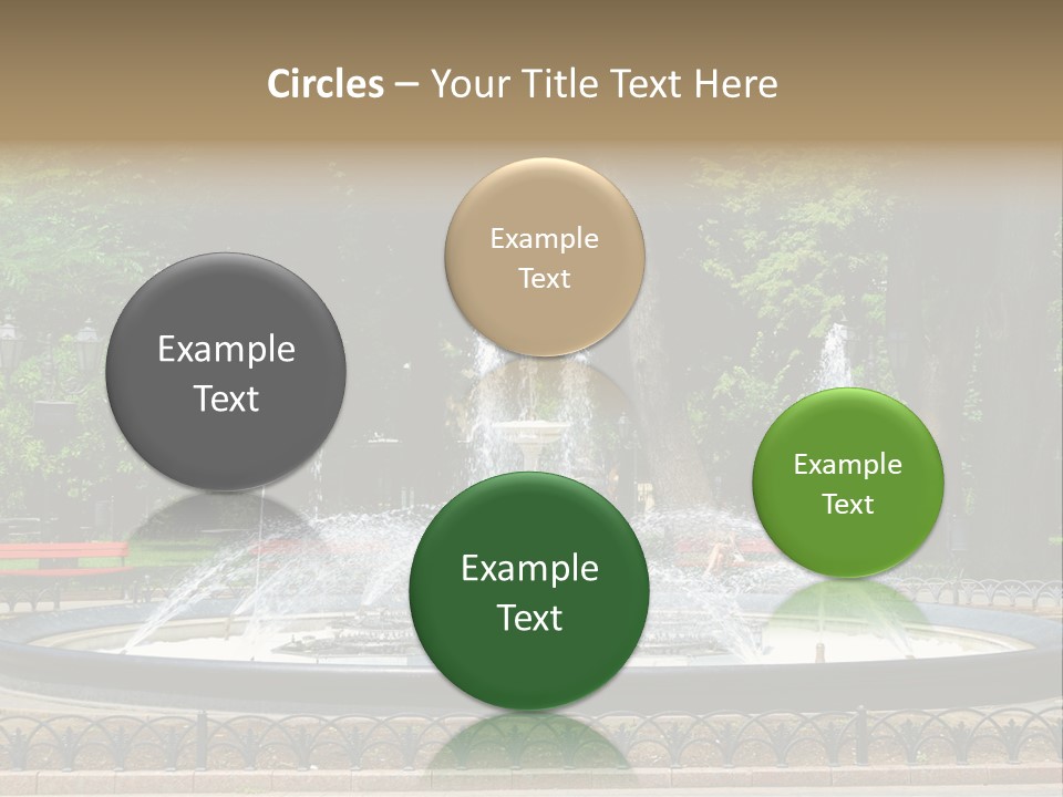 Photoshop Fountain PowerPoint Template