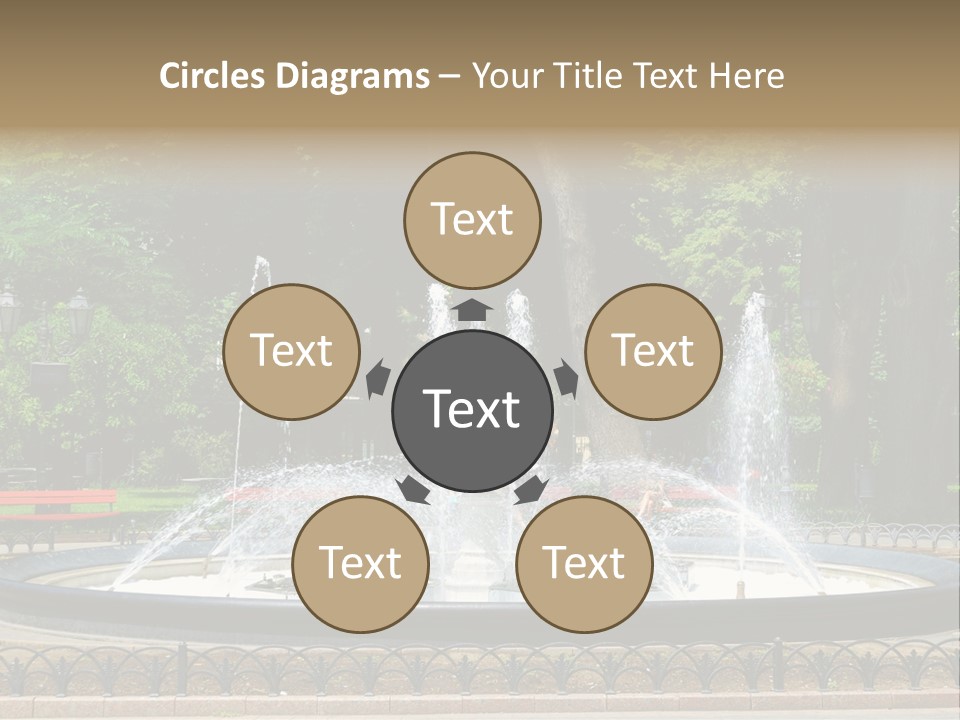 Photoshop Fountain PowerPoint Template