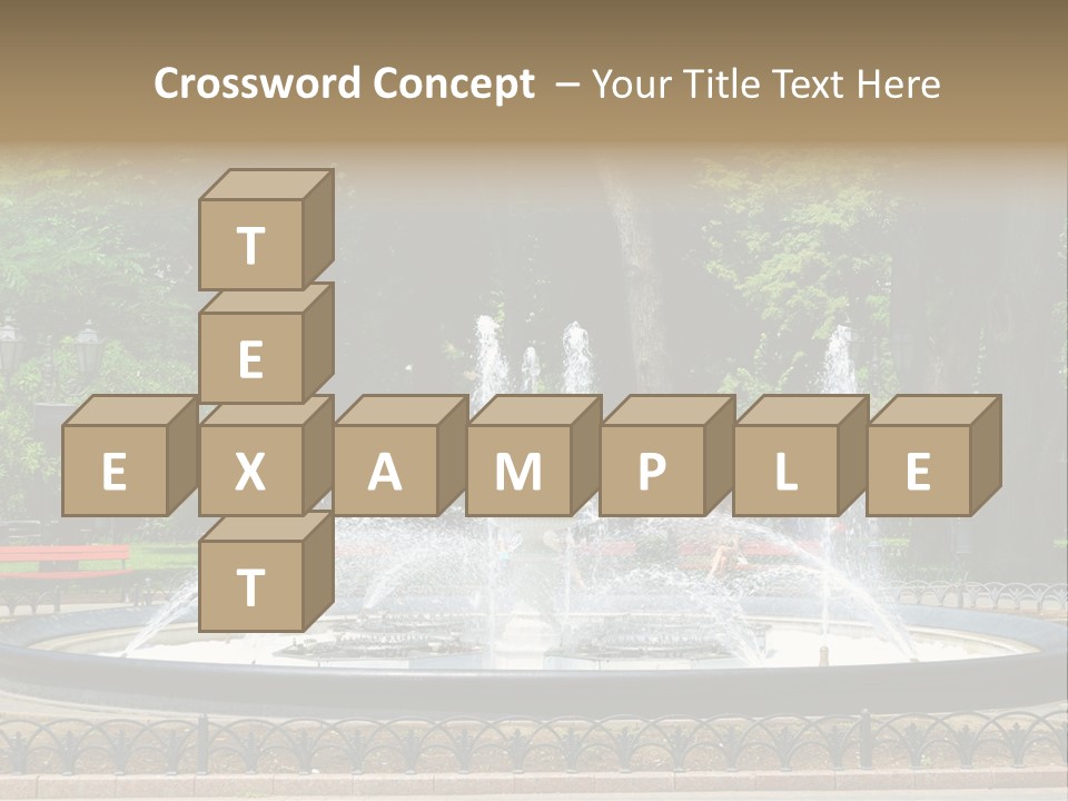 Photoshop Fountain PowerPoint Template