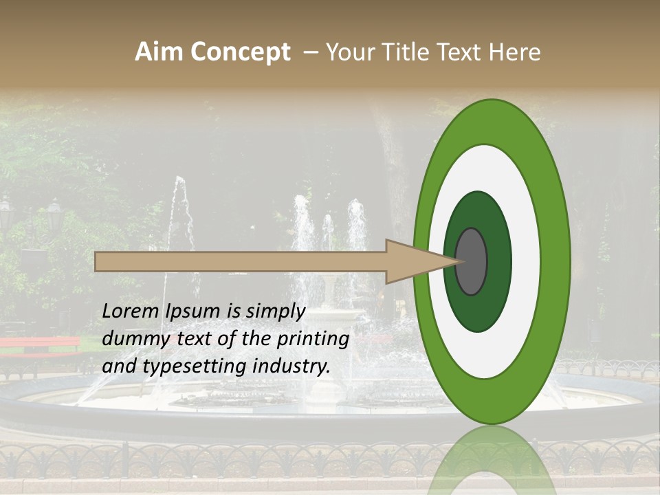 Photoshop Fountain PowerPoint Template