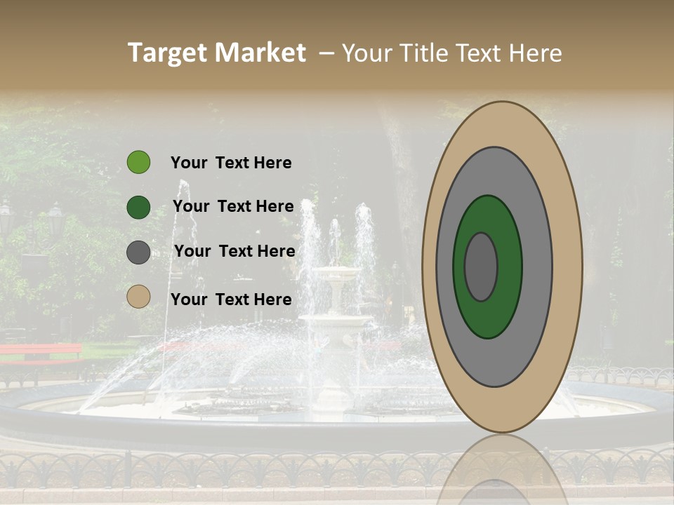 Photoshop Fountain PowerPoint Template