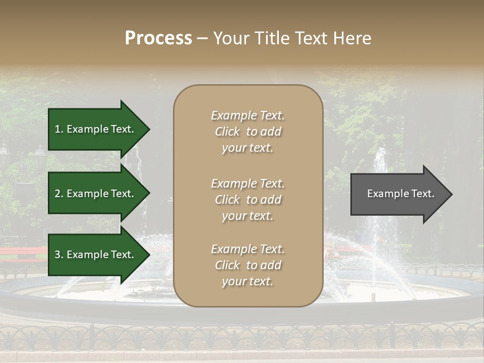 Photoshop Fountain PowerPoint Template