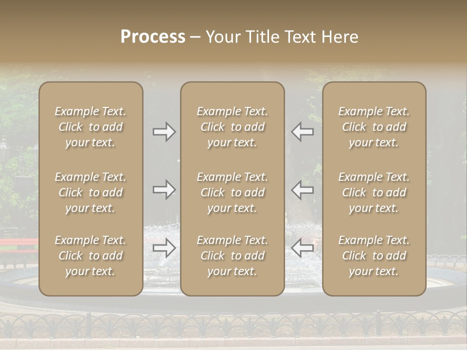 Photoshop Fountain PowerPoint Template