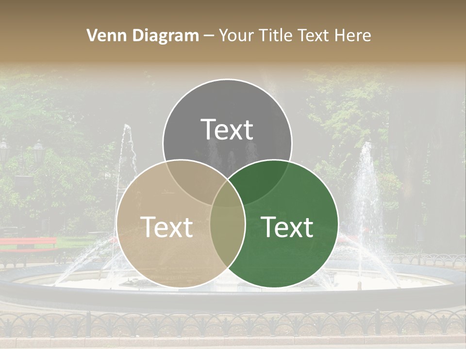 Photoshop Fountain PowerPoint Template