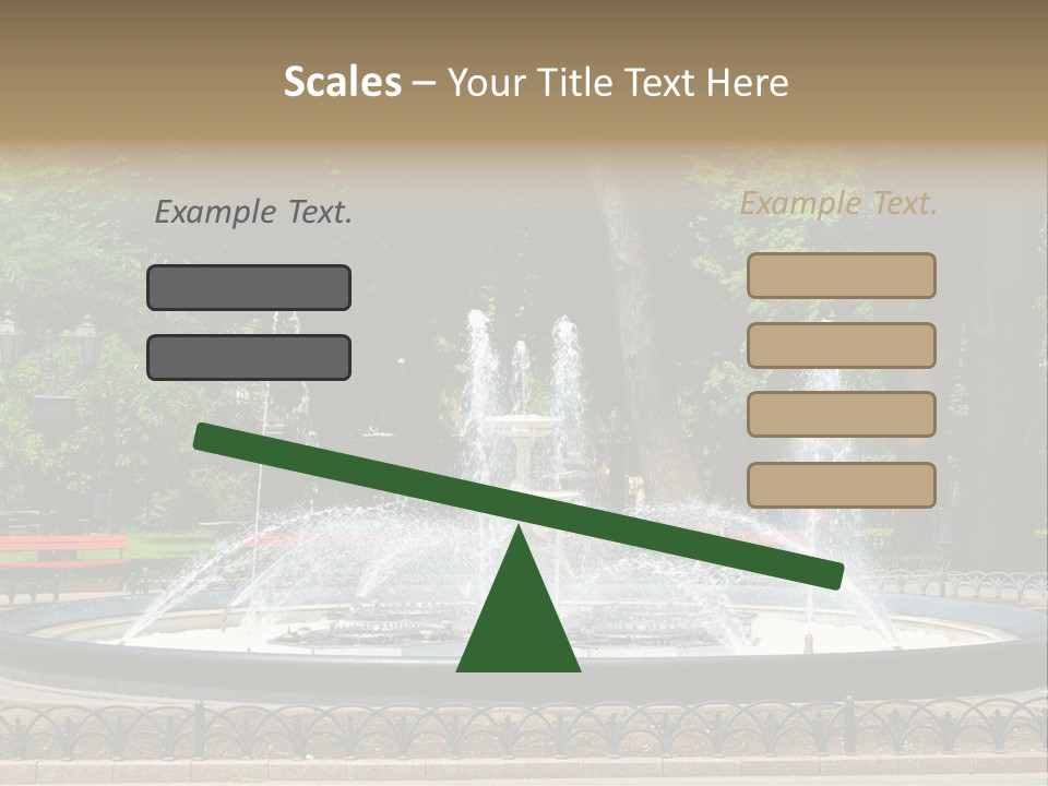 Photoshop Fountain PowerPoint Template