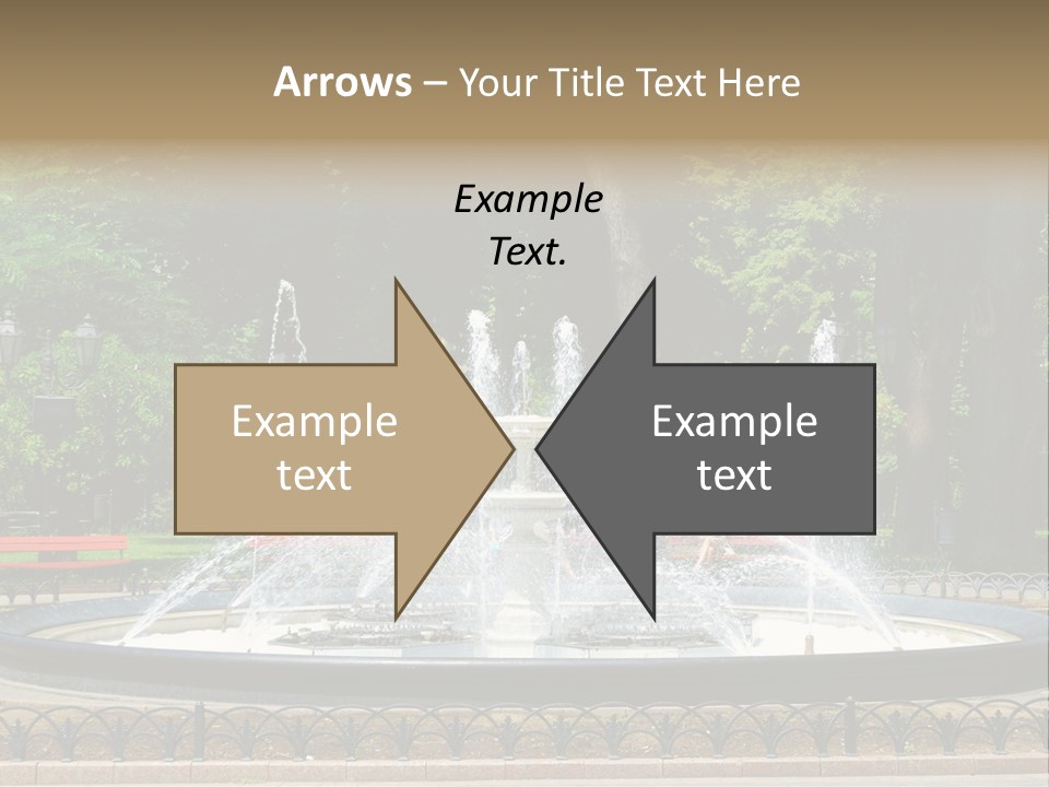 Photoshop Fountain PowerPoint Template