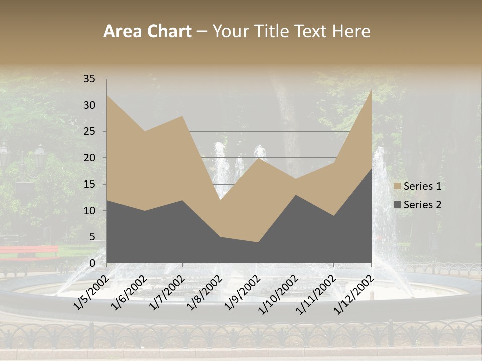 Photoshop Fountain PowerPoint Template