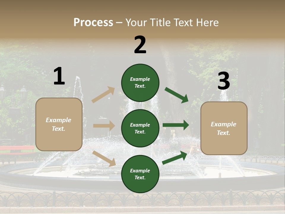 Photoshop Fountain PowerPoint Template