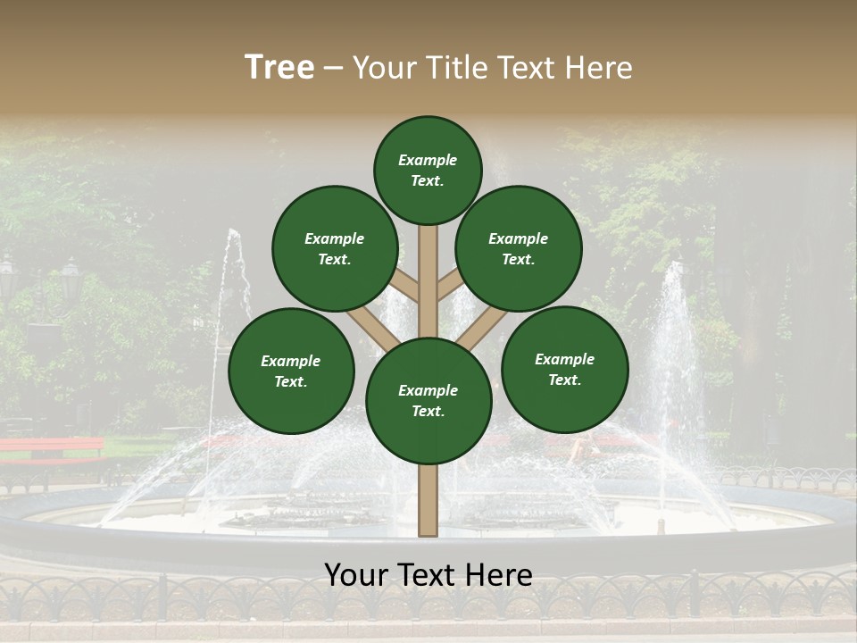 Photoshop Fountain PowerPoint Template