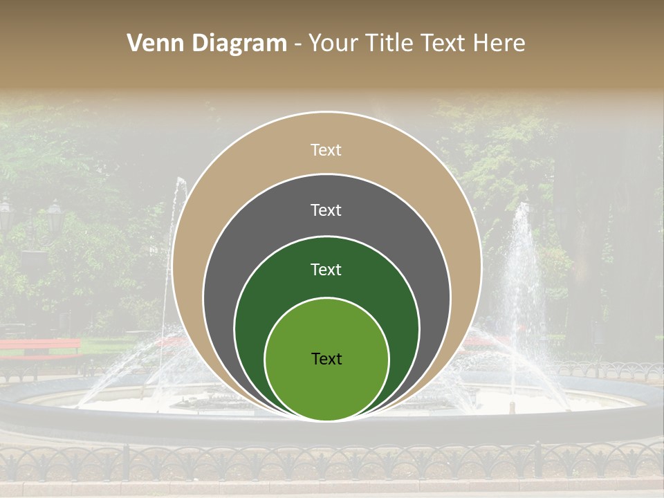 Photoshop Fountain PowerPoint Template