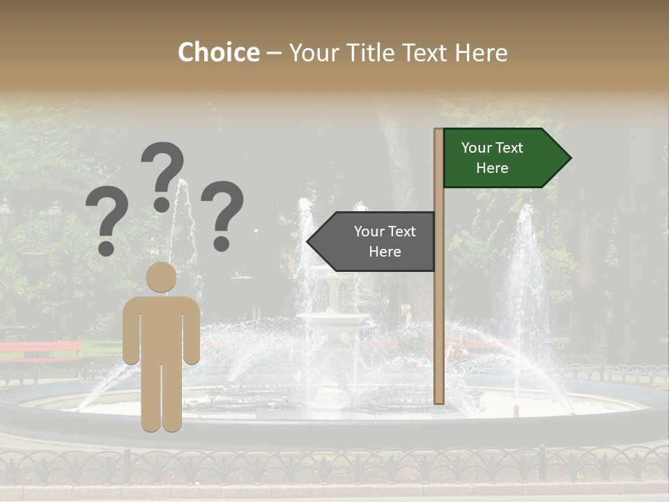 Photoshop Fountain PowerPoint Template