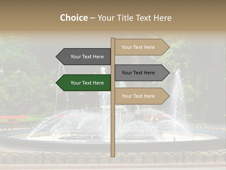 Photoshop Fountain PowerPoint Template