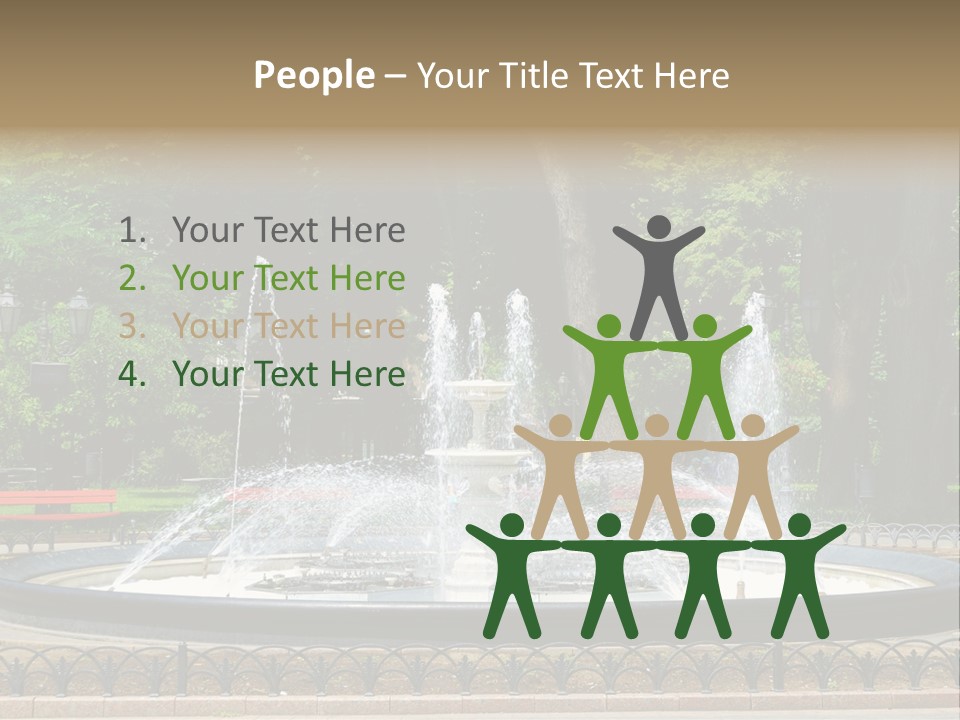 Photoshop Fountain PowerPoint Template