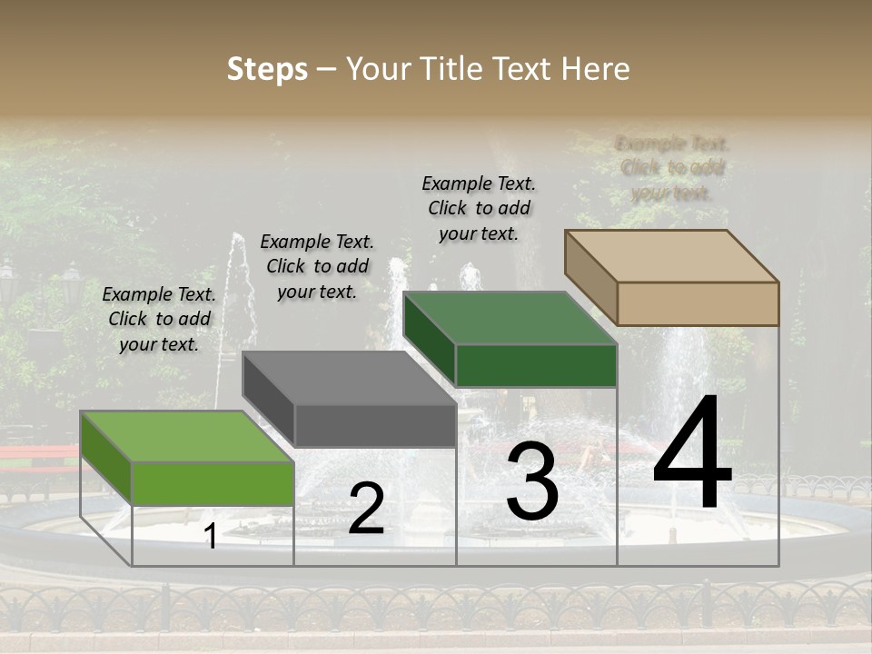 Photoshop Fountain PowerPoint Template