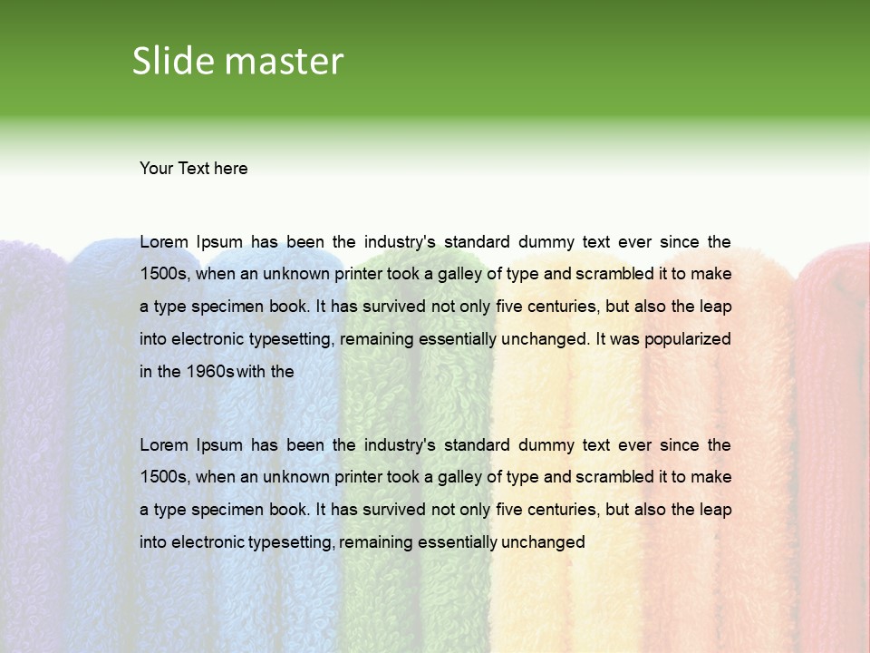 Bright Fill Closeup PowerPoint Template