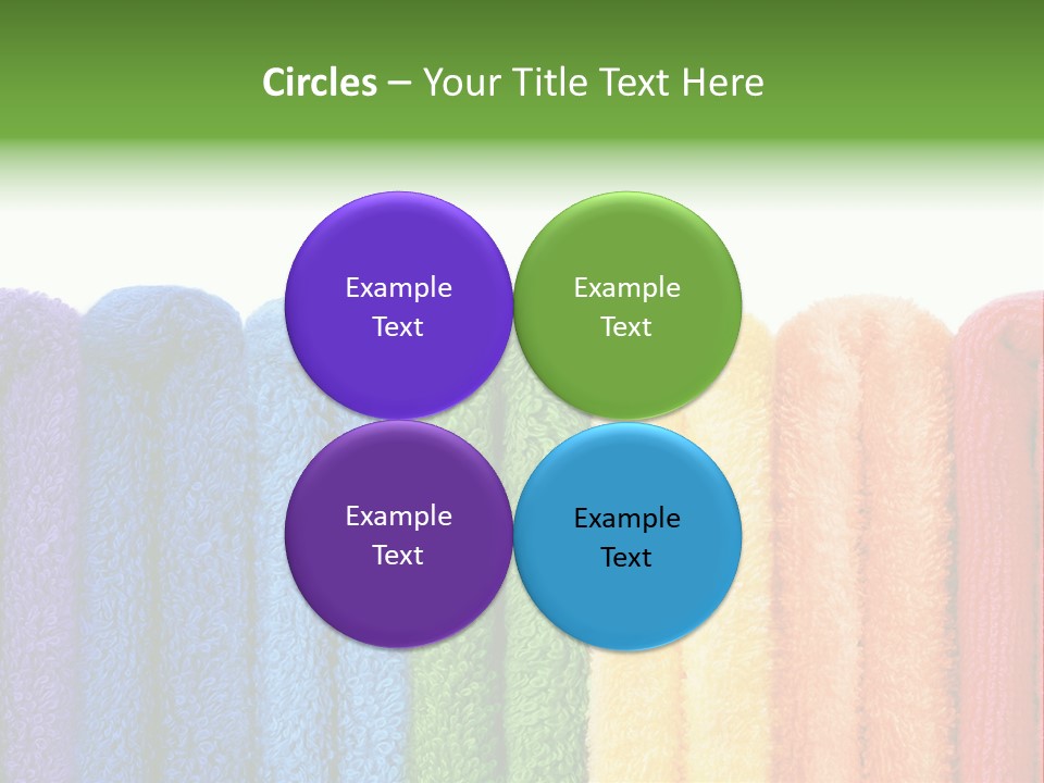 Bright Fill Closeup PowerPoint Template