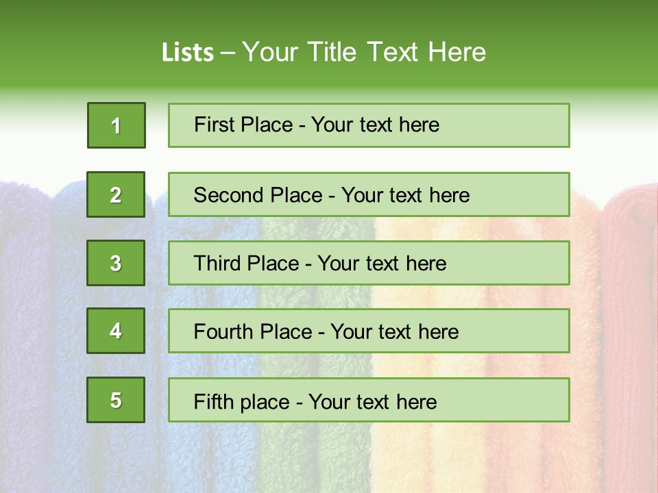 Bright Fill Closeup PowerPoint Template