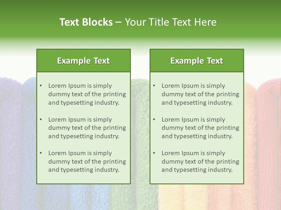 Bright Fill Closeup PowerPoint Template