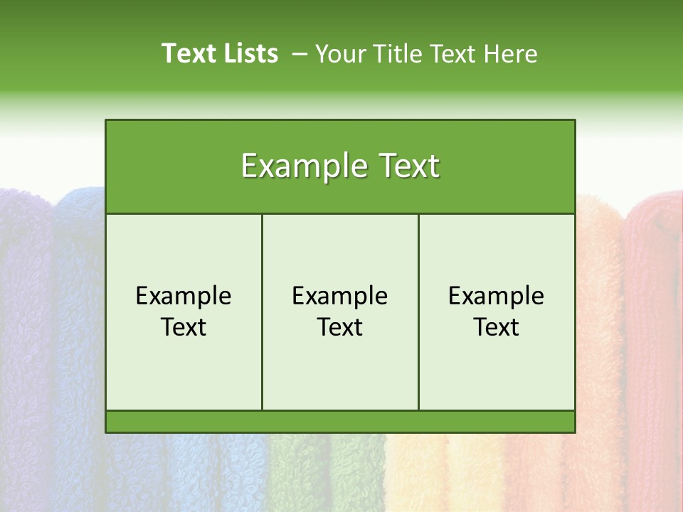 Bright Fill Closeup PowerPoint Template