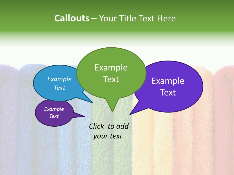 Bright Fill Closeup PowerPoint Template