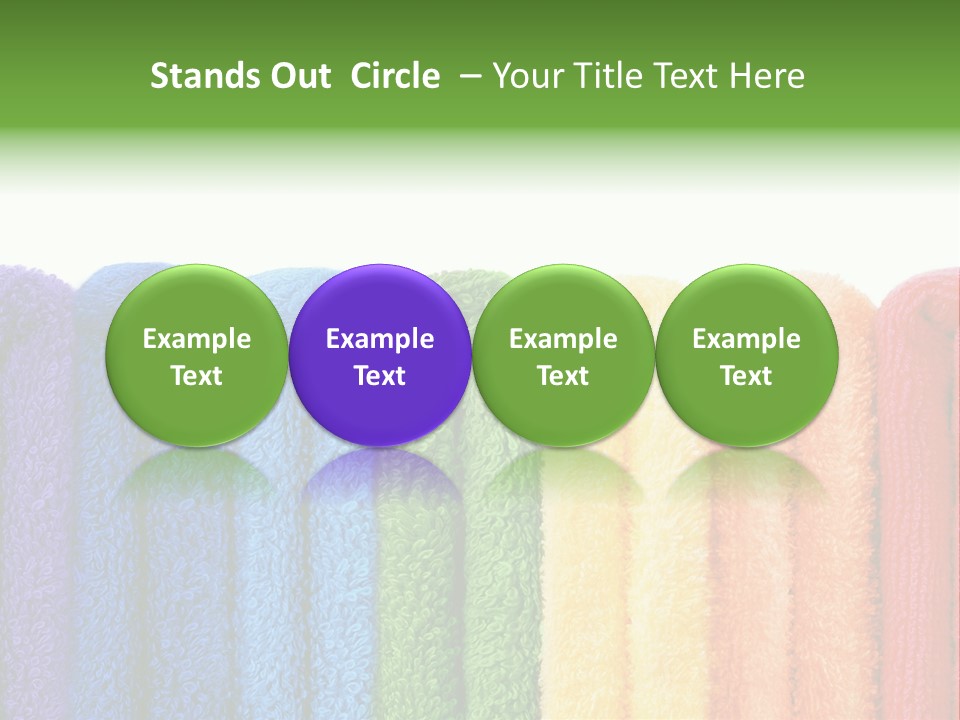 Bright Fill Closeup PowerPoint Template