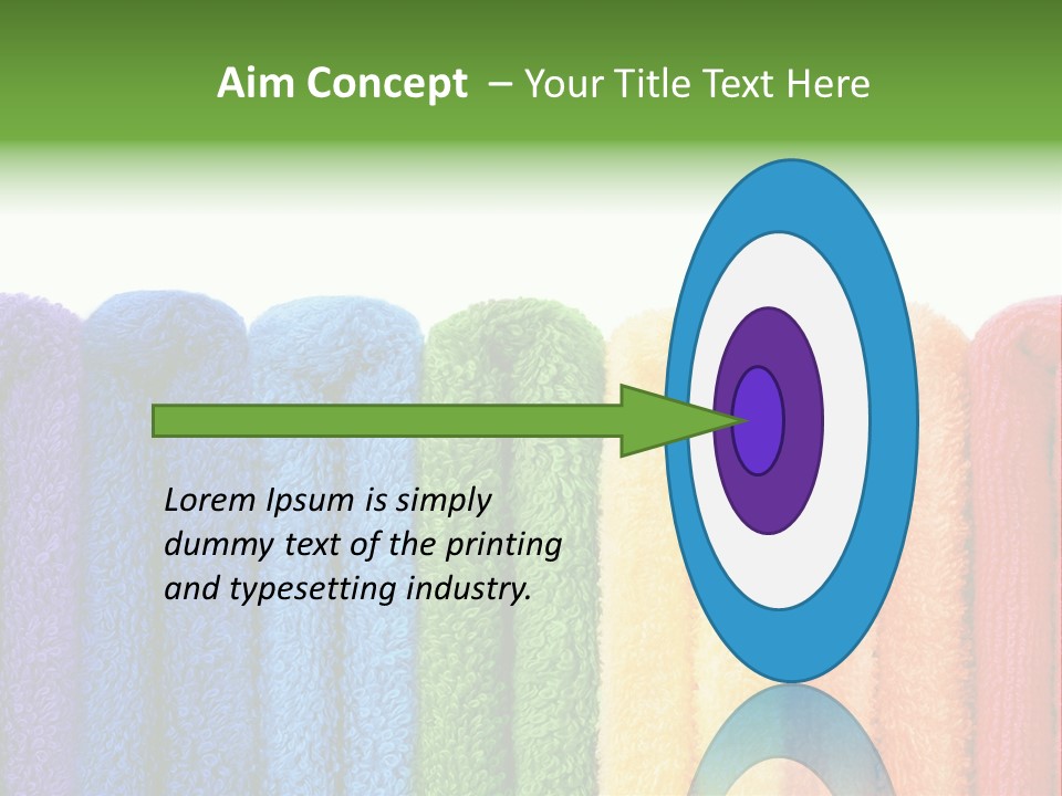 Bright Fill Closeup PowerPoint Template