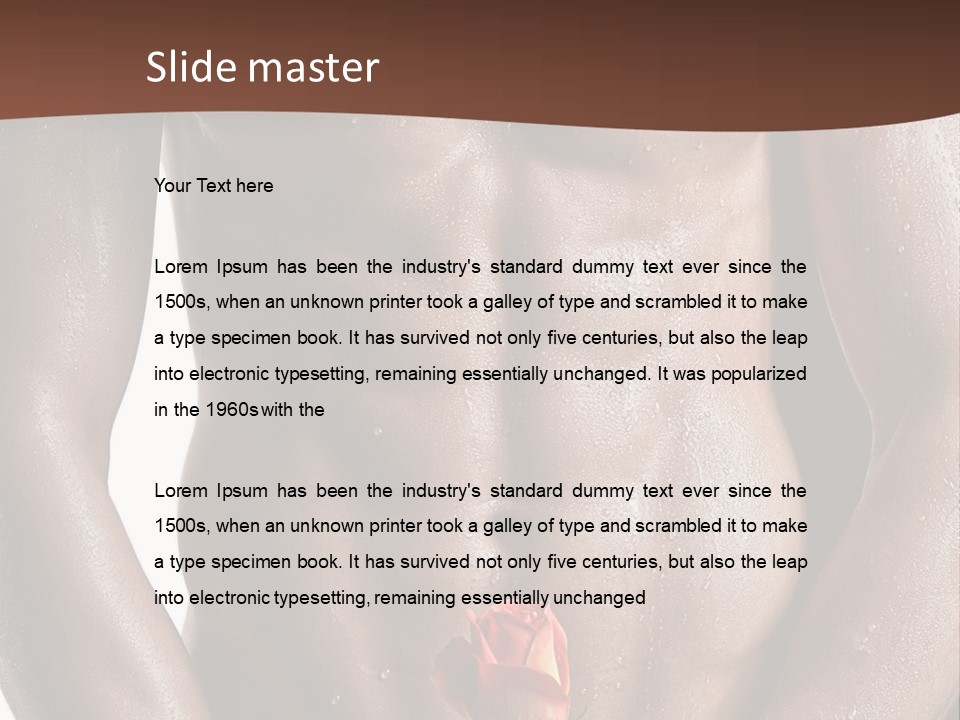 Romance Novel Cover PowerPoint Template