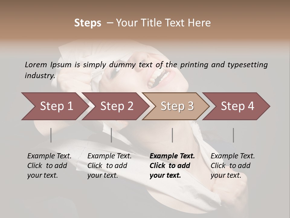 Paper Masquerade Young PowerPoint Template