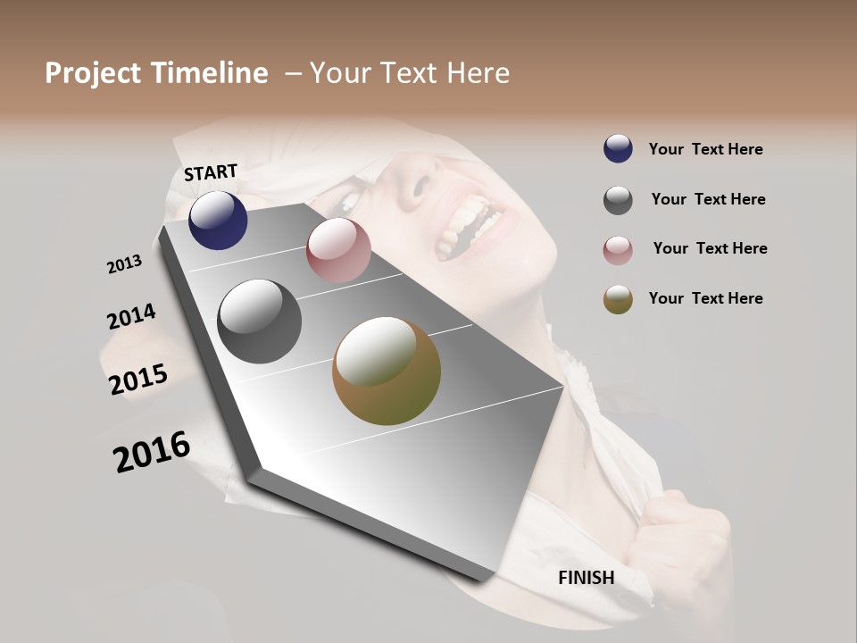 Paper Masquerade Young PowerPoint Template