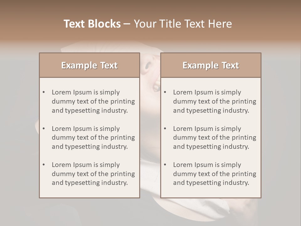Paper Masquerade Young PowerPoint Template