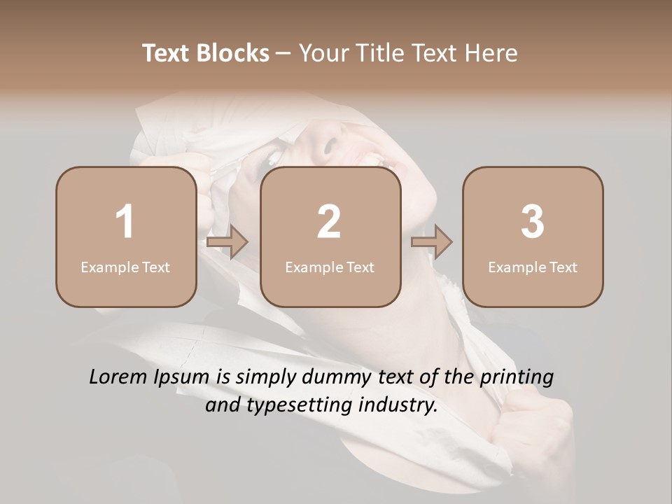 Paper Masquerade Young PowerPoint Template