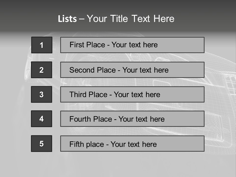Automotive Banner PowerPoint Template