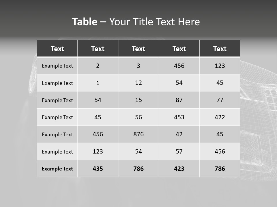 Automotive Banner PowerPoint Template