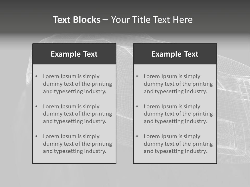 Automotive Banner PowerPoint Template