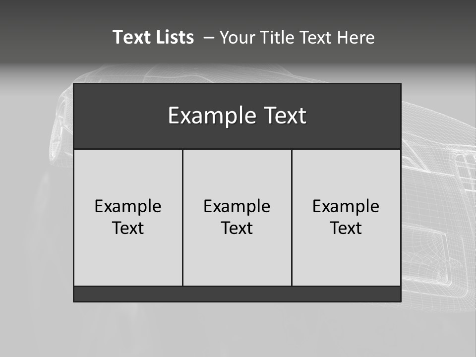 Automotive Banner PowerPoint Template