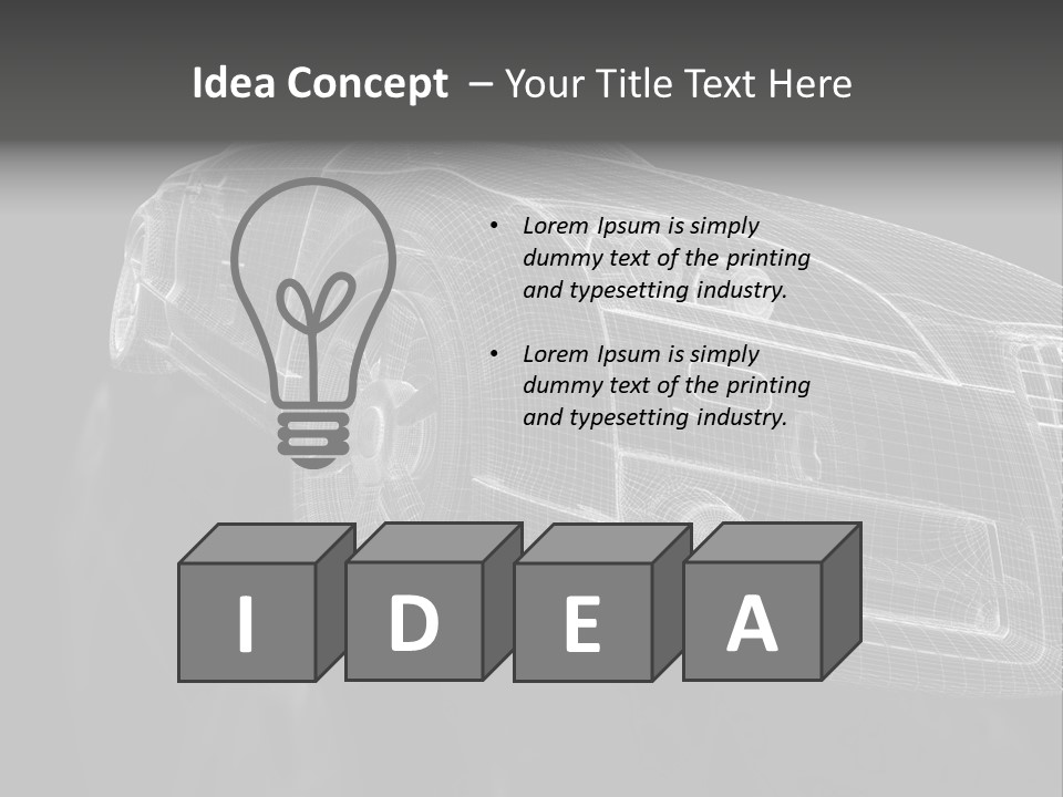 Automotive Banner PowerPoint Template