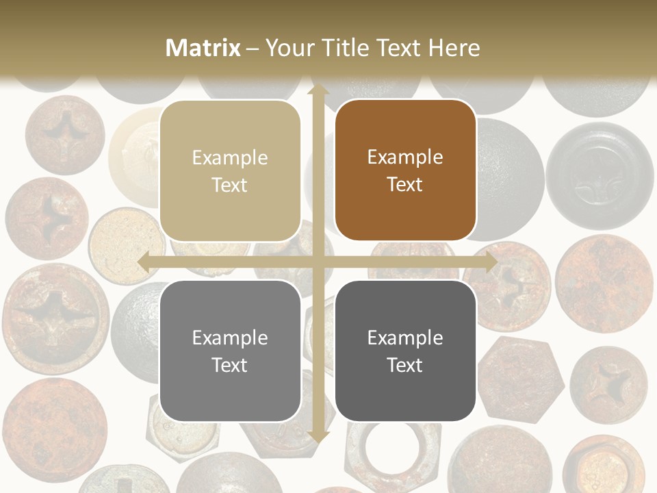 Screw Head Clip Art PowerPoint Template